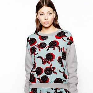 Silk printed artichoke see by Chloe jumper